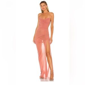 NWT Michael Costello Revolve Gown (size M)